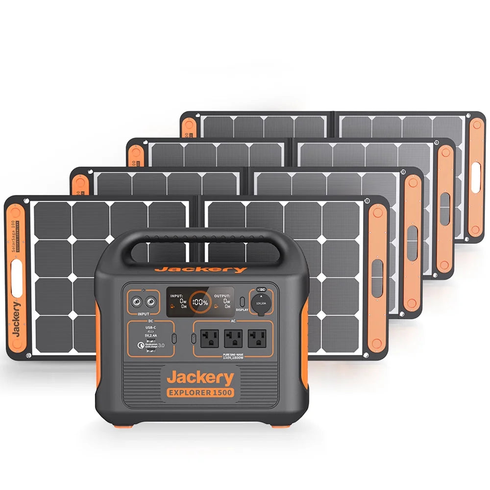 Solar Generator 1500 (Includes (1) Explorer 1500 + (4) Solarsaga 100W)