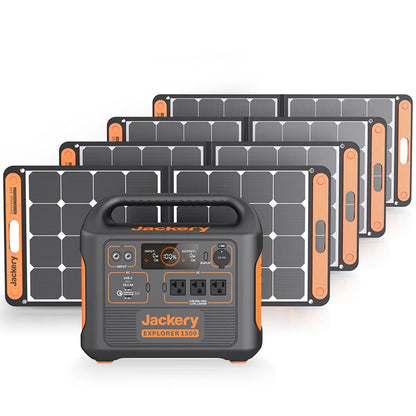 Solar Generator 1500 (Includes (1) Explorer 1500 + (4) Solarsaga 100W)