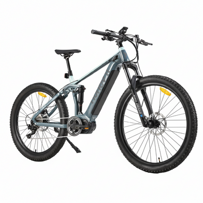 Riptide 19-Inch Dual Suspension E-Mountain Bike, Green